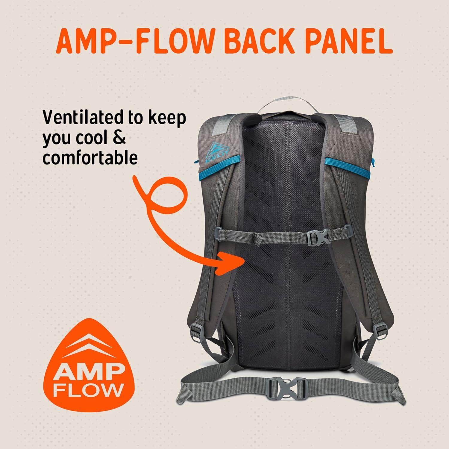 Mochila de Senderismo Kelty Asher 18L Beluga, Unisex