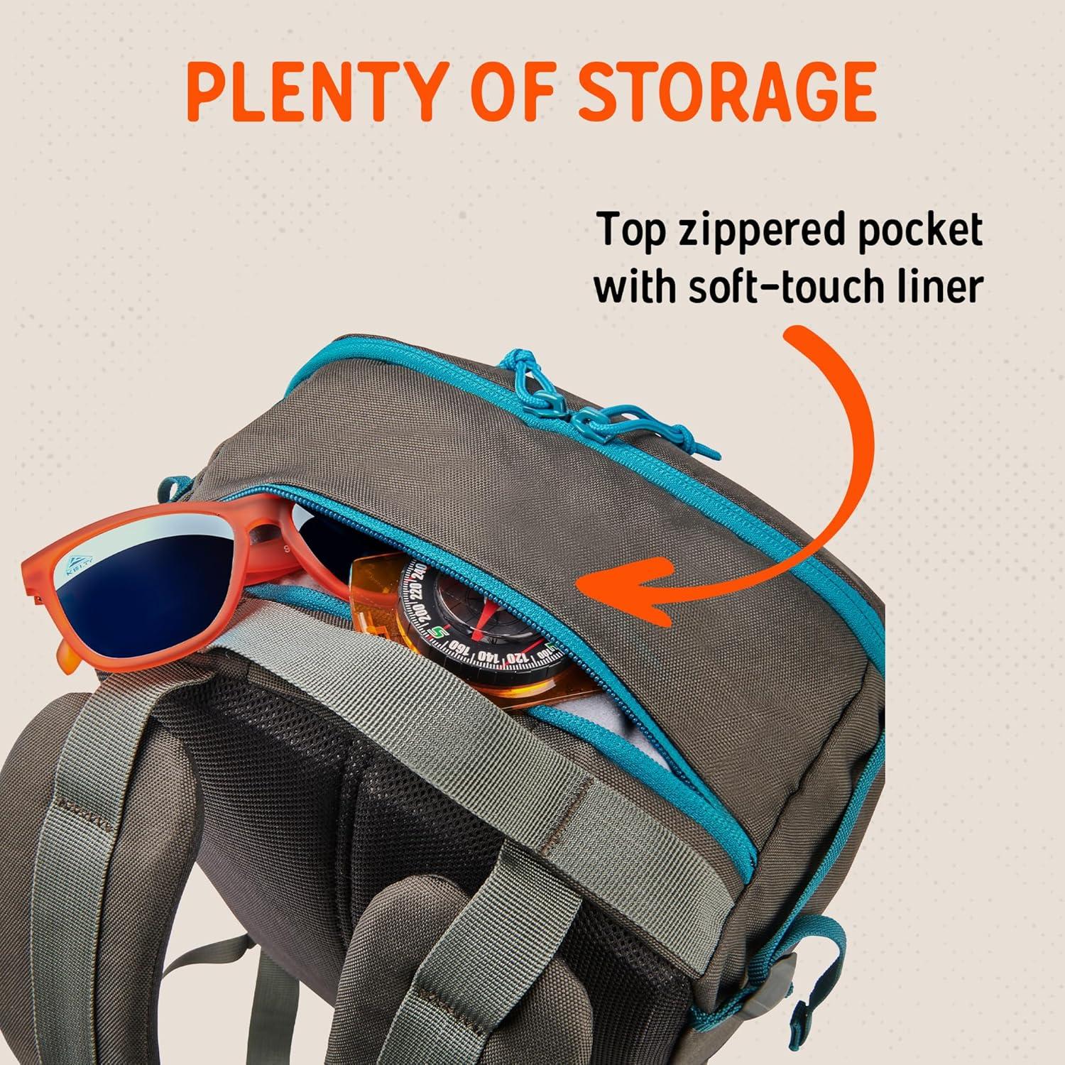 Mochila de Senderismo Kelty Asher 18L Beluga, Unisex