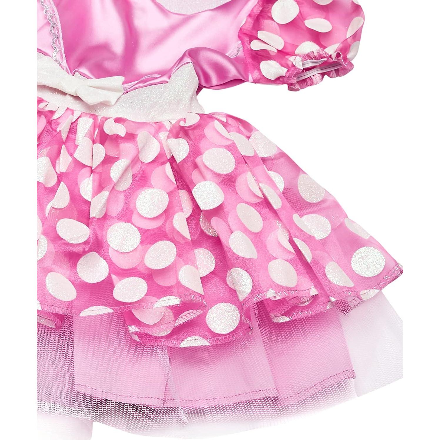 Disfraz Clásico de Minnie Mouse Disney para Niñas Rosa 2T-4T