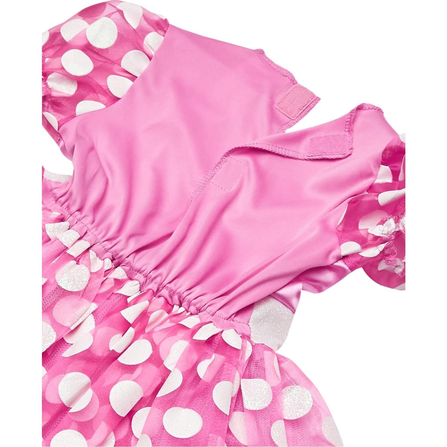 Disfraz Clásico de Minnie Mouse Disney para Niñas Rosa 2T-4T