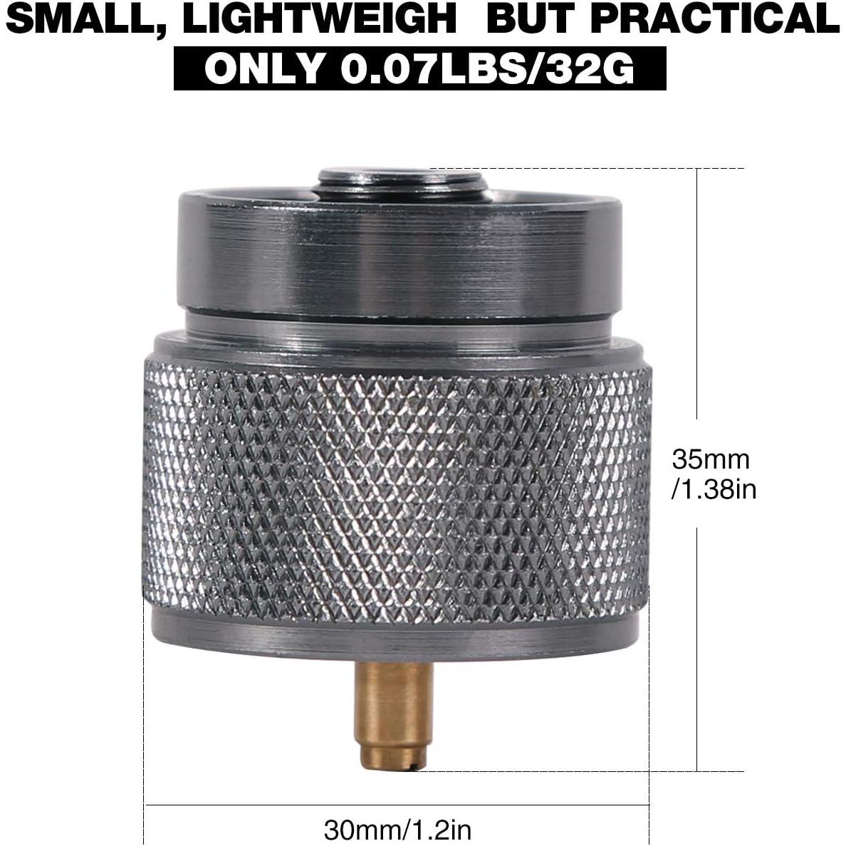 Adaptador de Estufa de Propano REDCAMP 1PC, Válvula EN417