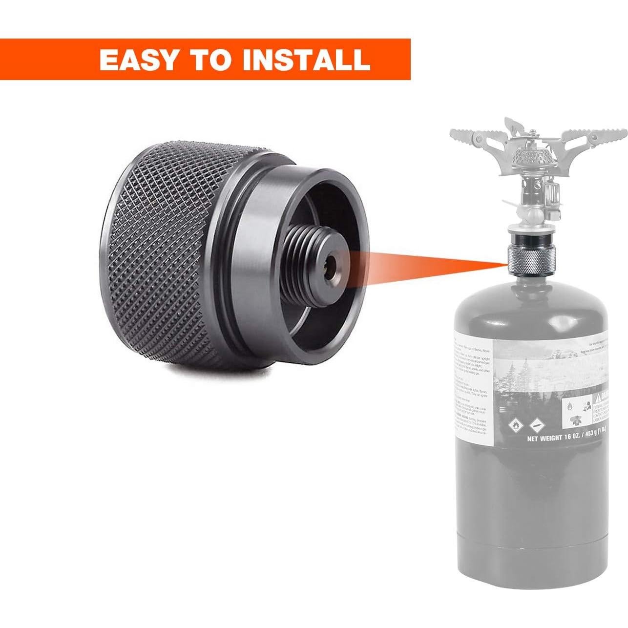 Adaptador de Estufa de Propano REDCAMP 1PC, Válvula EN417