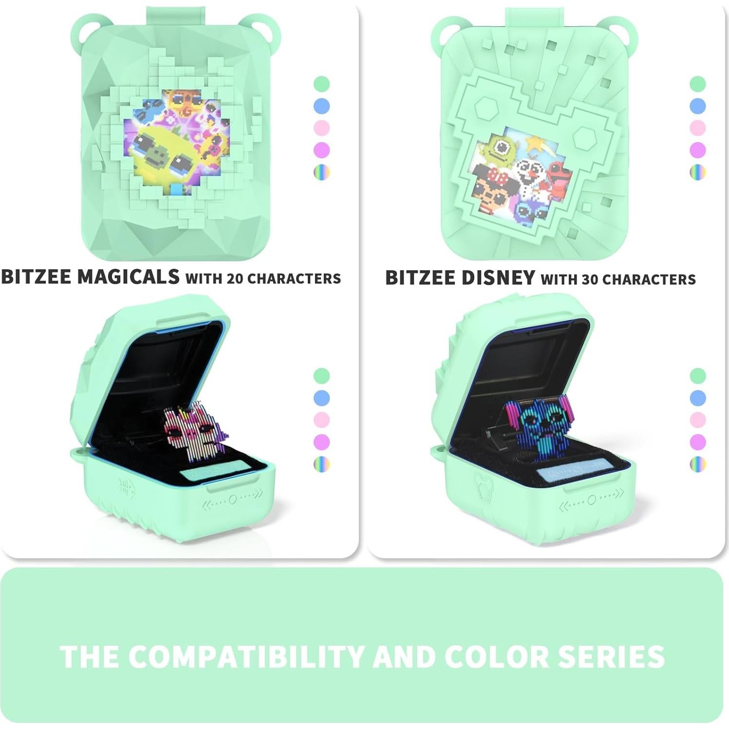 Funda de Silicona para Bitzee Magicals - Protección Verde Menta