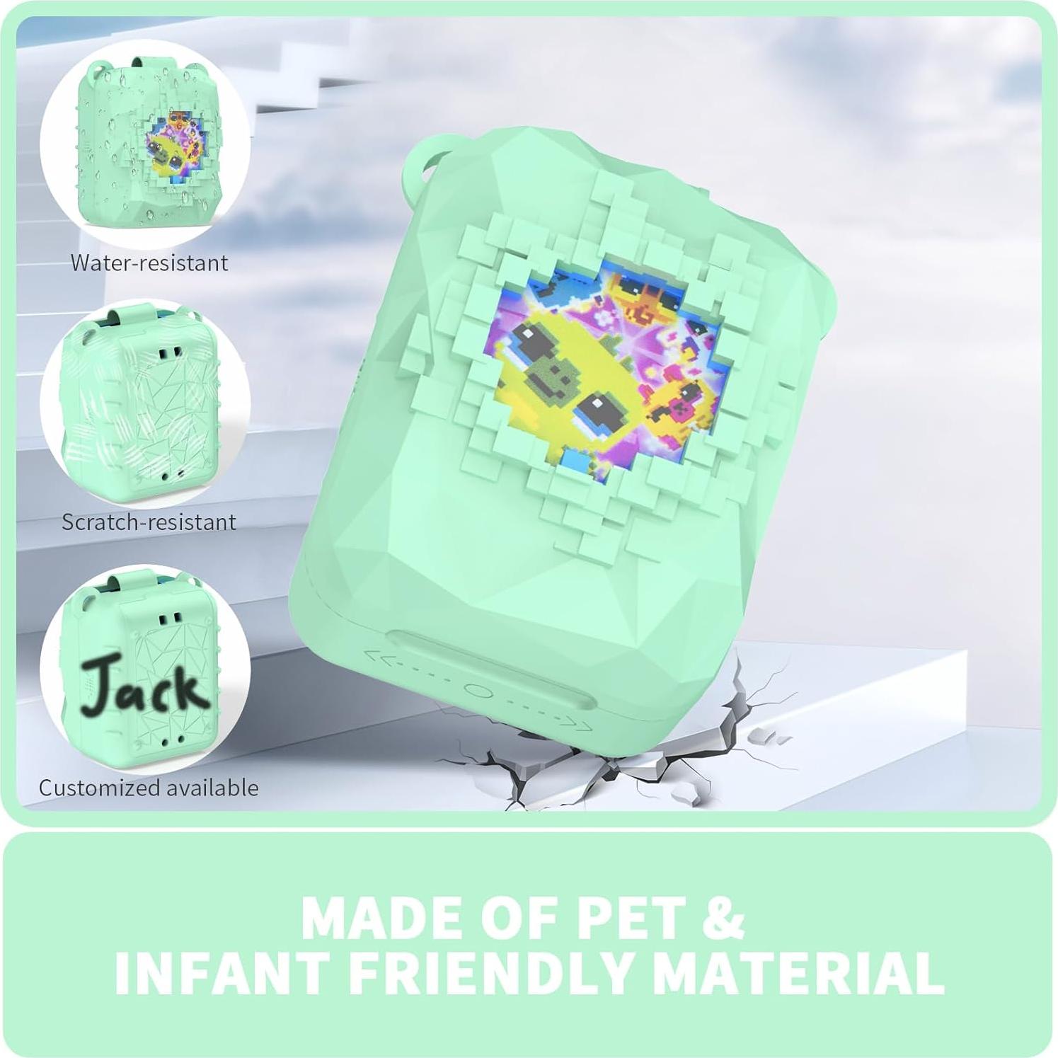 Funda de Silicona para Bitzee Magicals - Protección Verde Menta