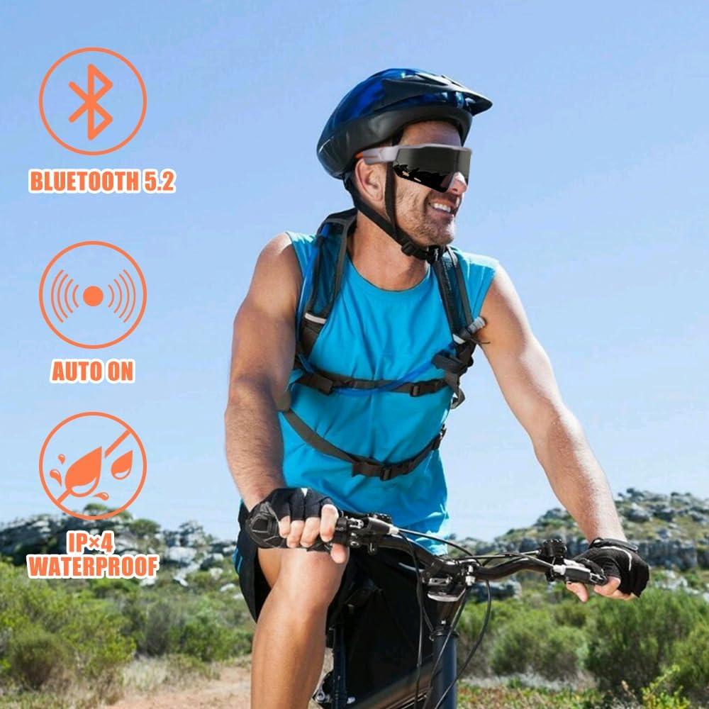 Gafas de Sol Inteligentes Bluetooth 5.2 ReyDix IPX5 Naranja