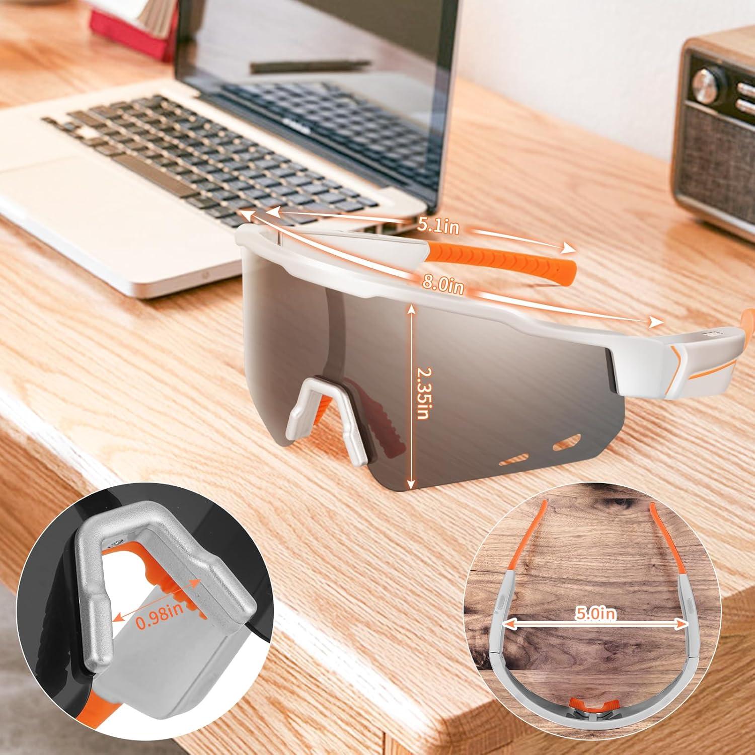 Gafas de Sol Inteligentes Bluetooth 5.2 ReyDix IPX5 Naranja