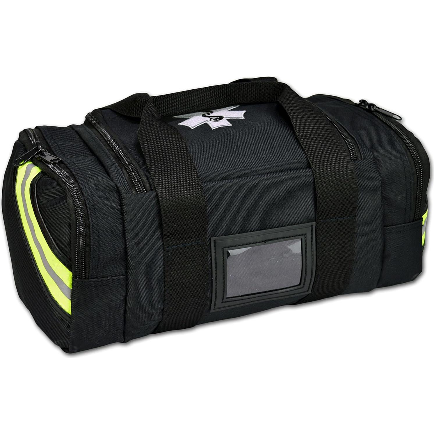 Lightning X Value Compact Medic First Responder EMS/EMT Stocked Trauma Bag w/Basic Fill Kit A - Black