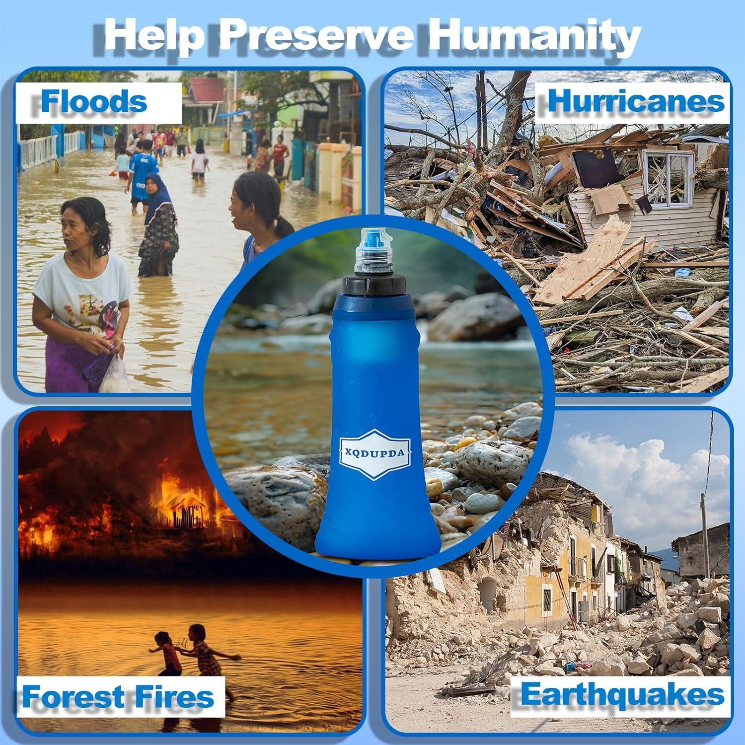 Filtro de Agua Premium XQDUPDA 600 ml - Ligero y Compacto