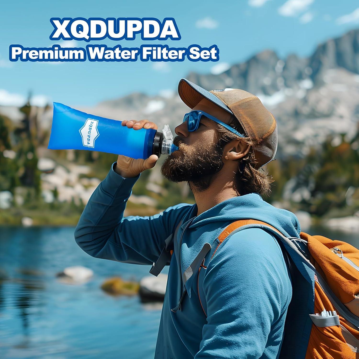 Filtro de Agua Premium XQDUPDA 600 ml - Ligero y Compacto