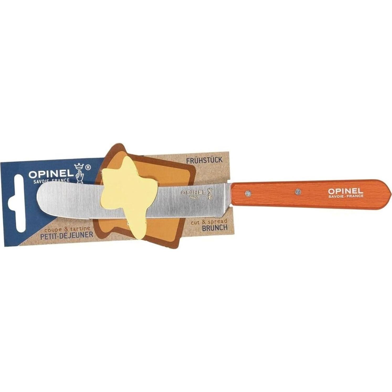 Cuchillo Brunch Opinel Mandarina 11.43 cm Micro-Serrado