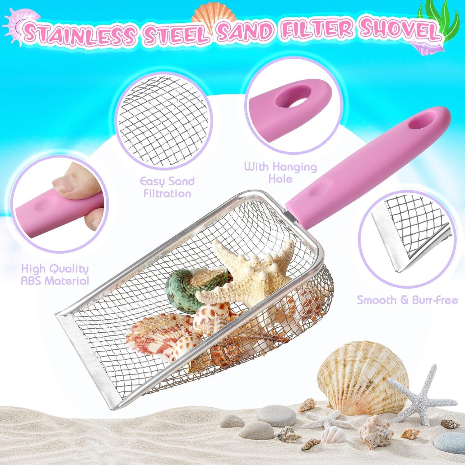 Set de Juguetes de Playa FHOZGECY con Cubo Plegable y Bolsa