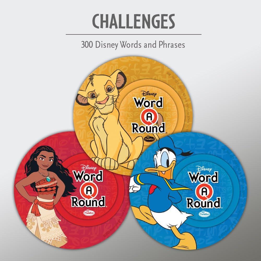 Juego de Trivia Disney WordARound ThinkFun para 10+ años