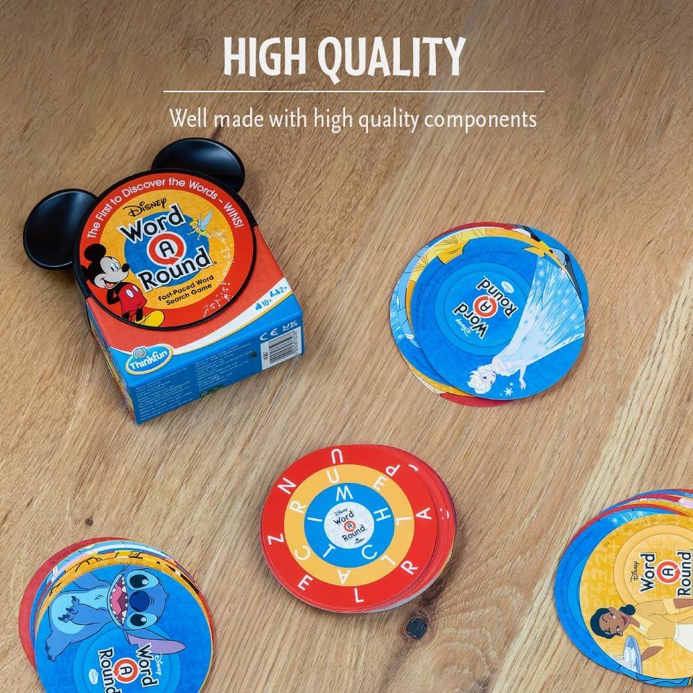 Juego de Trivia Disney WordARound ThinkFun para 10+ años