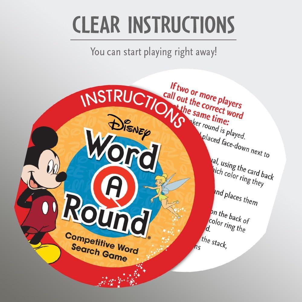 Juego de Trivia Disney WordARound ThinkFun para 10+ años