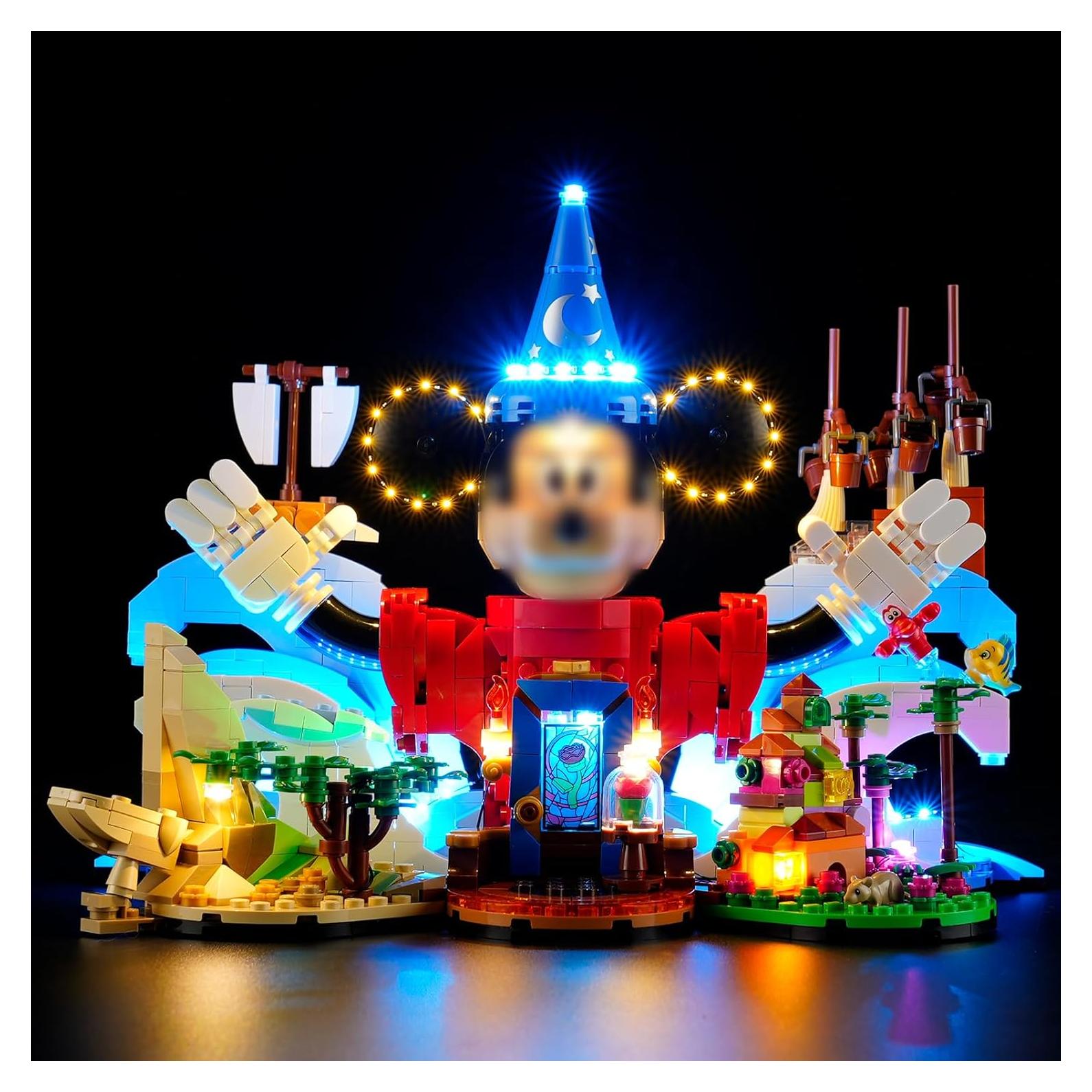Kit de Luz LED YEABRICKS para LEGO 21352 Magia de Disney