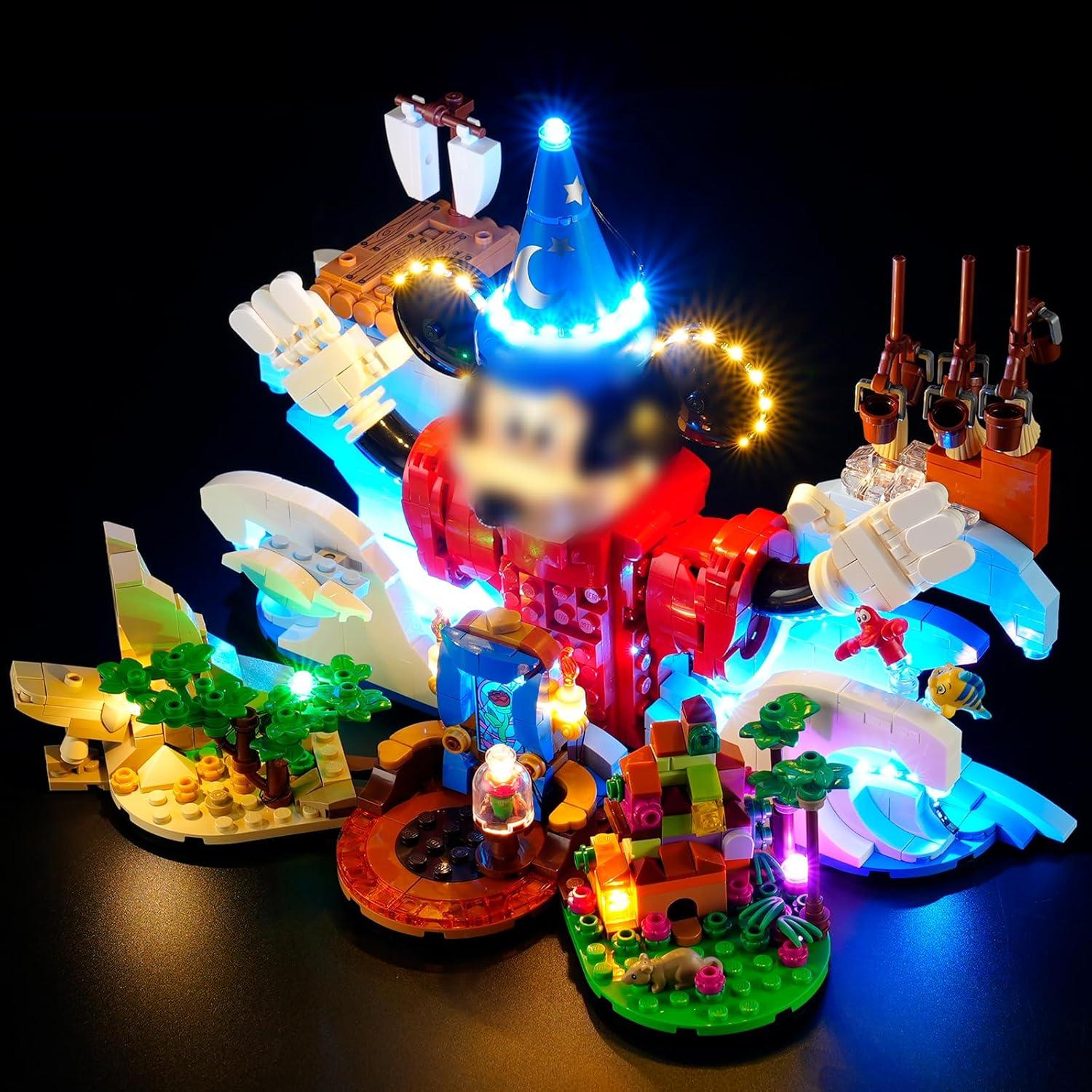 Kit de Luz LED YEABRICKS para LEGO 21352 Magia de Disney