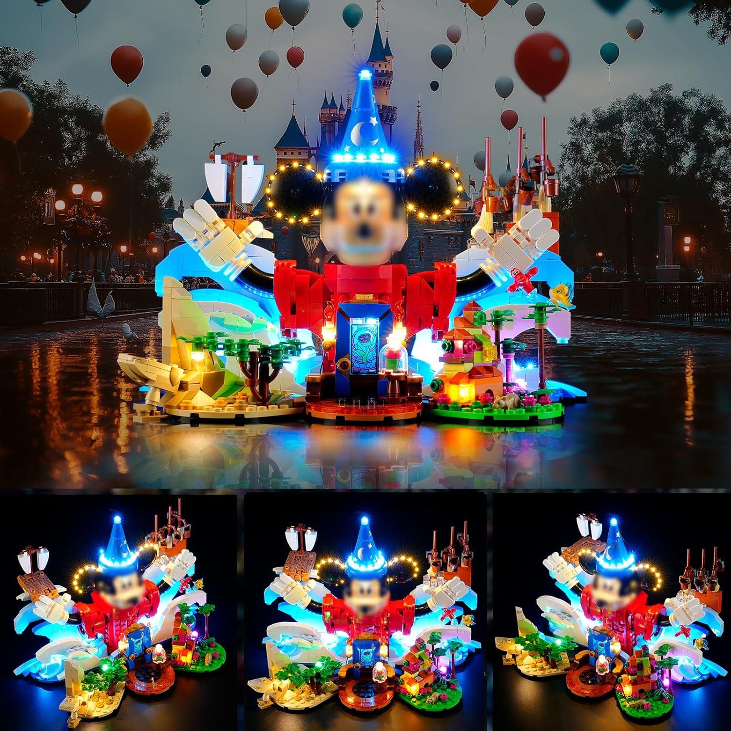 Kit de Luz LED YEABRICKS para LEGO 21352 Magia de Disney