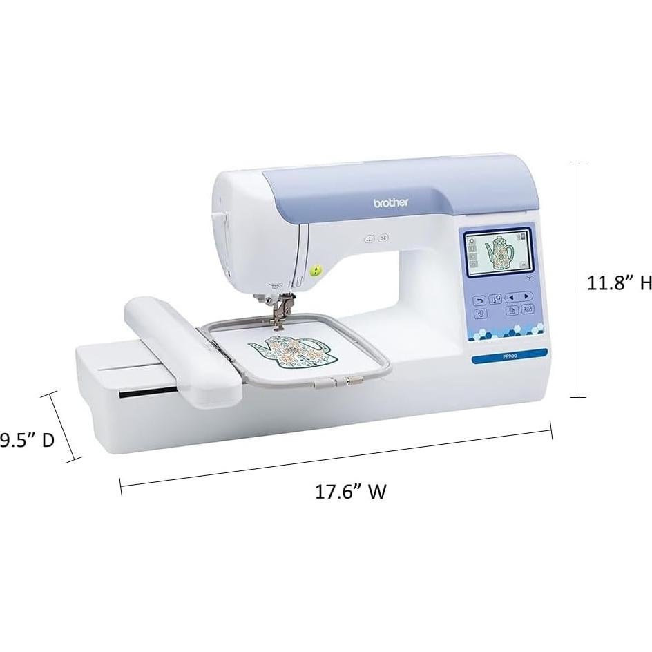 Máquina de Bordar Brother PE900 con WLAN, 5" x 7"