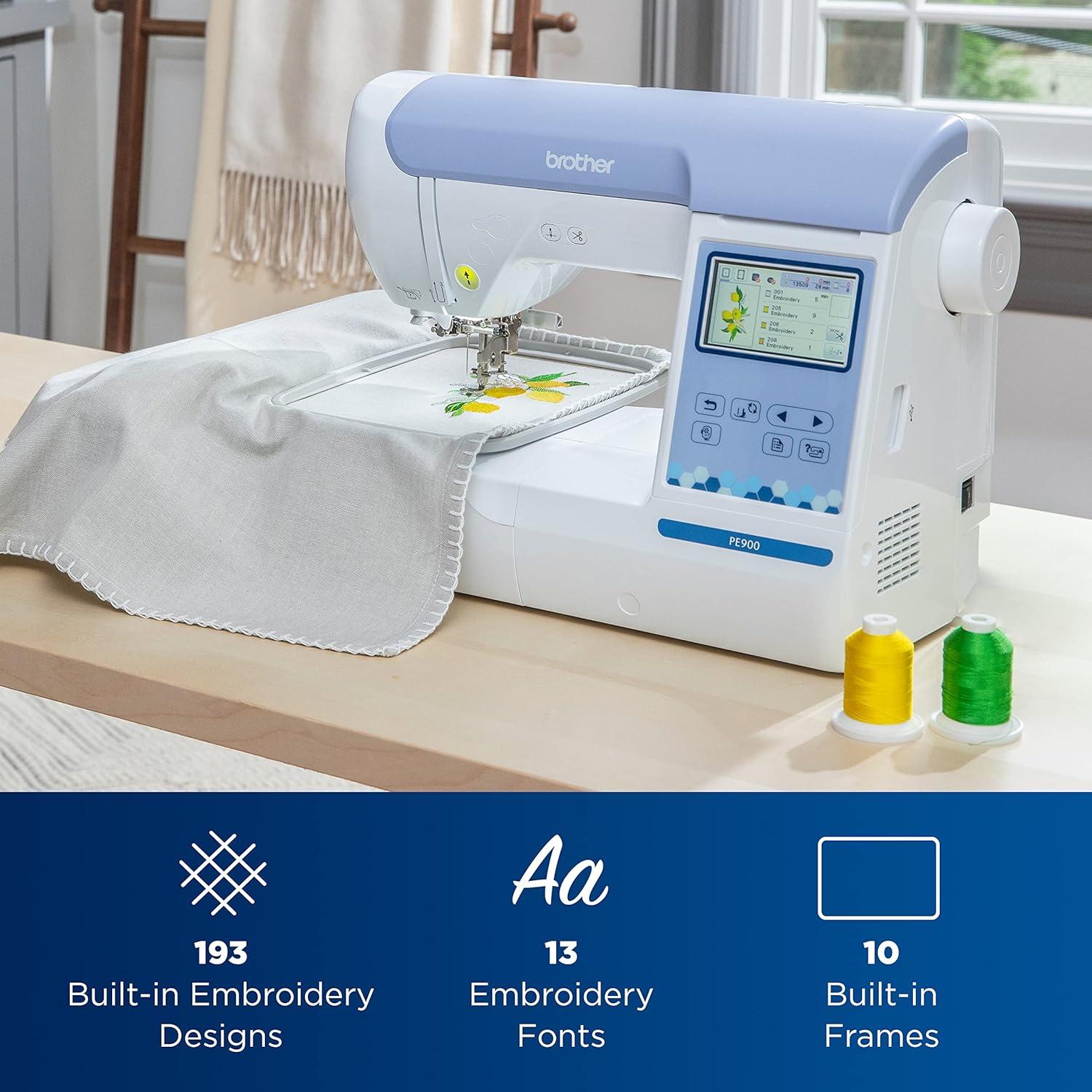 Máquina de Bordar Brother PE900 con WLAN, 5" x 7"