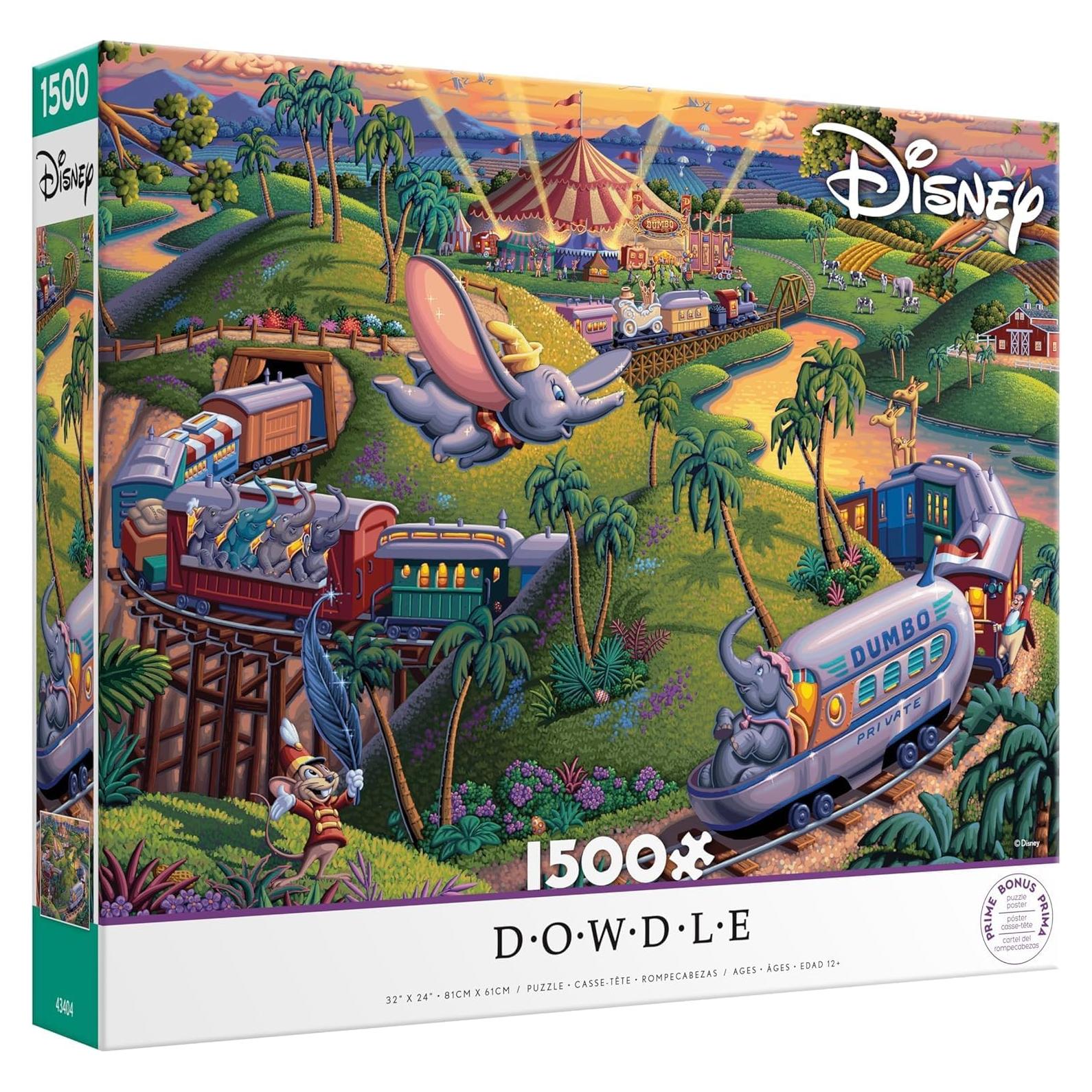 Rompecabezas Ceaco 1500 Piezas Dumbo 86x60 cm Hecho en EE.UU.