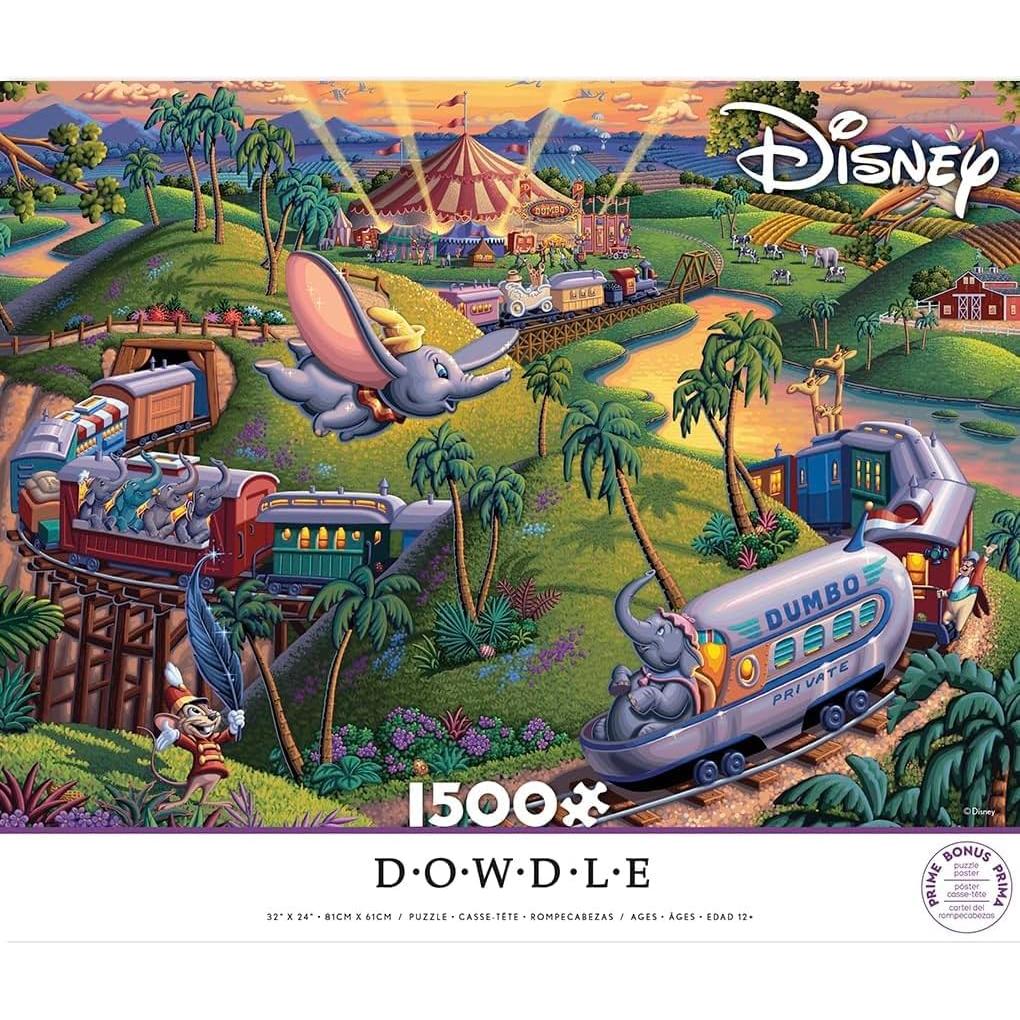 Rompecabezas Ceaco 1500 Piezas Dumbo 86x60 cm Hecho en EE.UU.