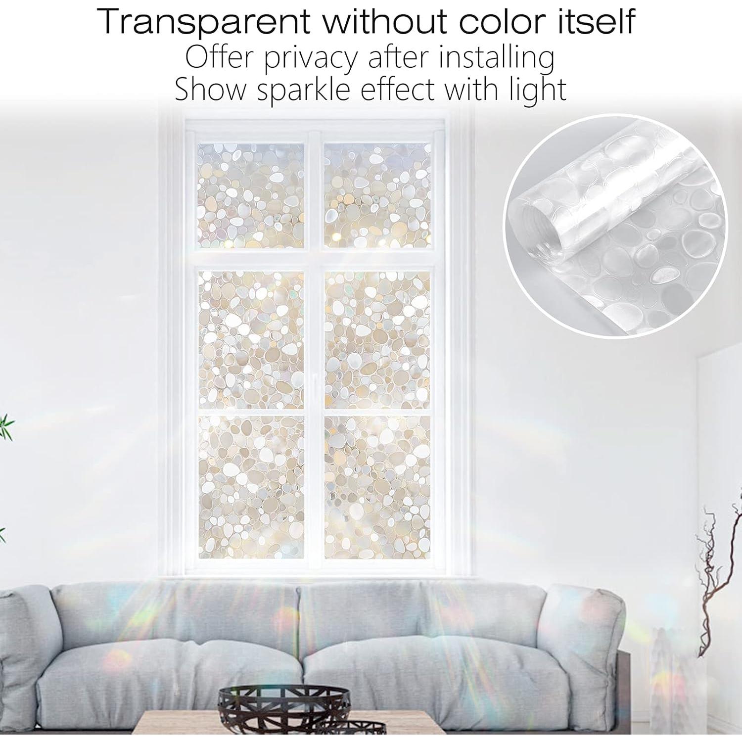 Película de Privacidad Rabbitgoo 3D Pebble 30x200 cm UV