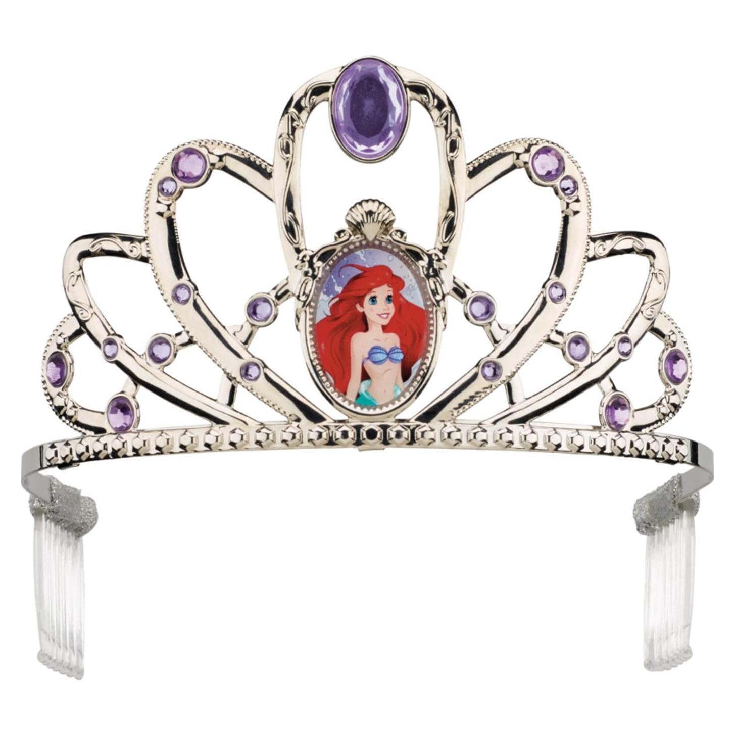 Tiara Ariel Deluxe Princesa Disney La Sirenita Niña