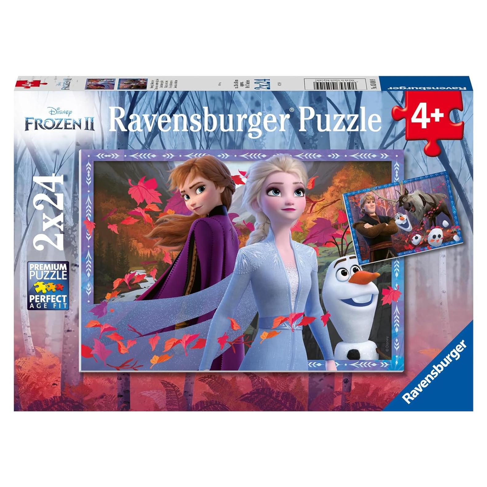 Rompecabezas Ravensburger Disney Frozen 2 - 2 x 24 Piezas
