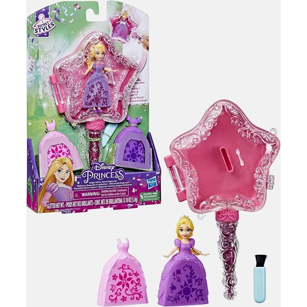 Varita Mágica de Brillo Rapunzel Disney - Juguete Creativo 4+