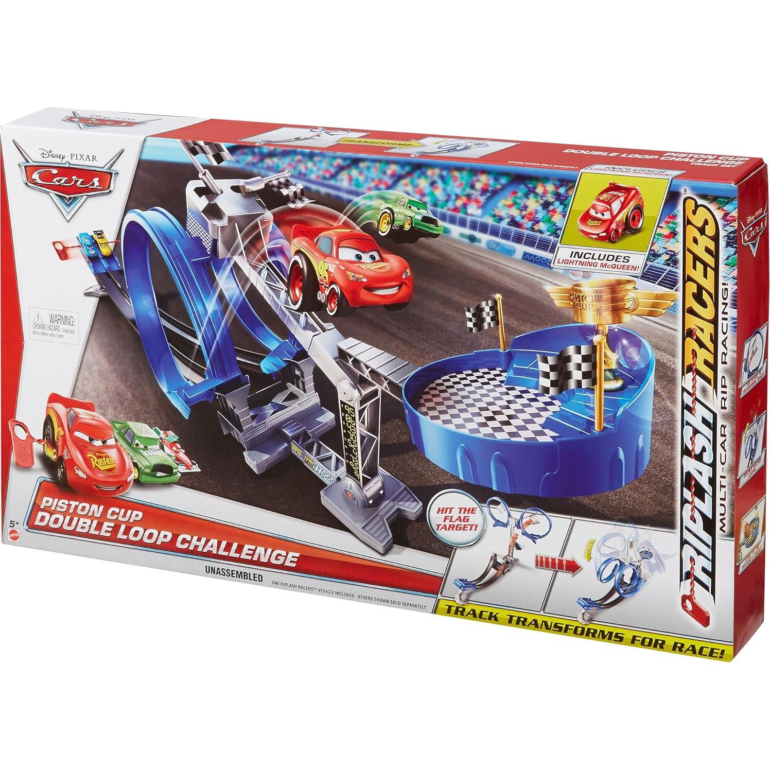 Pista de Acrobacias Riplash Racers Mattel con Rayo McQueen