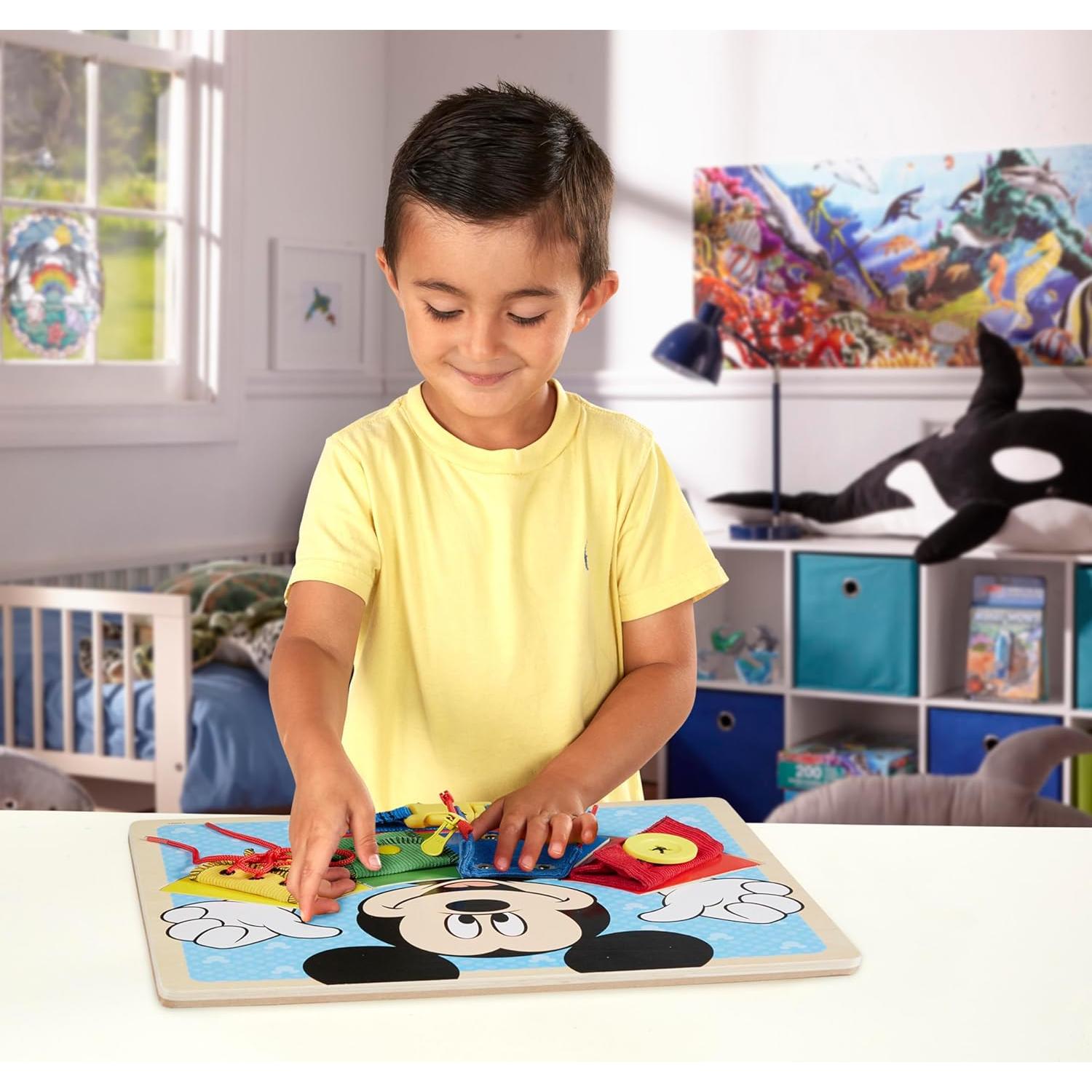 Juego de Habilidades Básicas de Madera Melissa & Doug Mickey Mouse