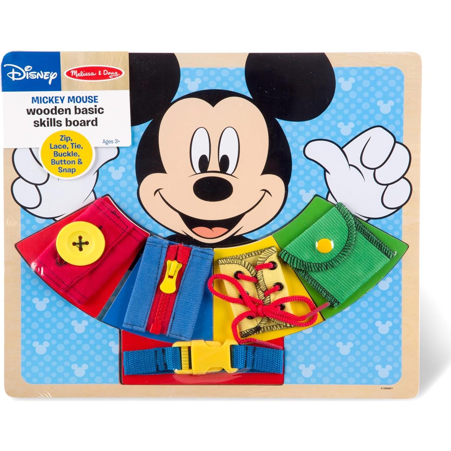 Juego de Habilidades Básicas de Madera Melissa & Doug Mickey Mouse