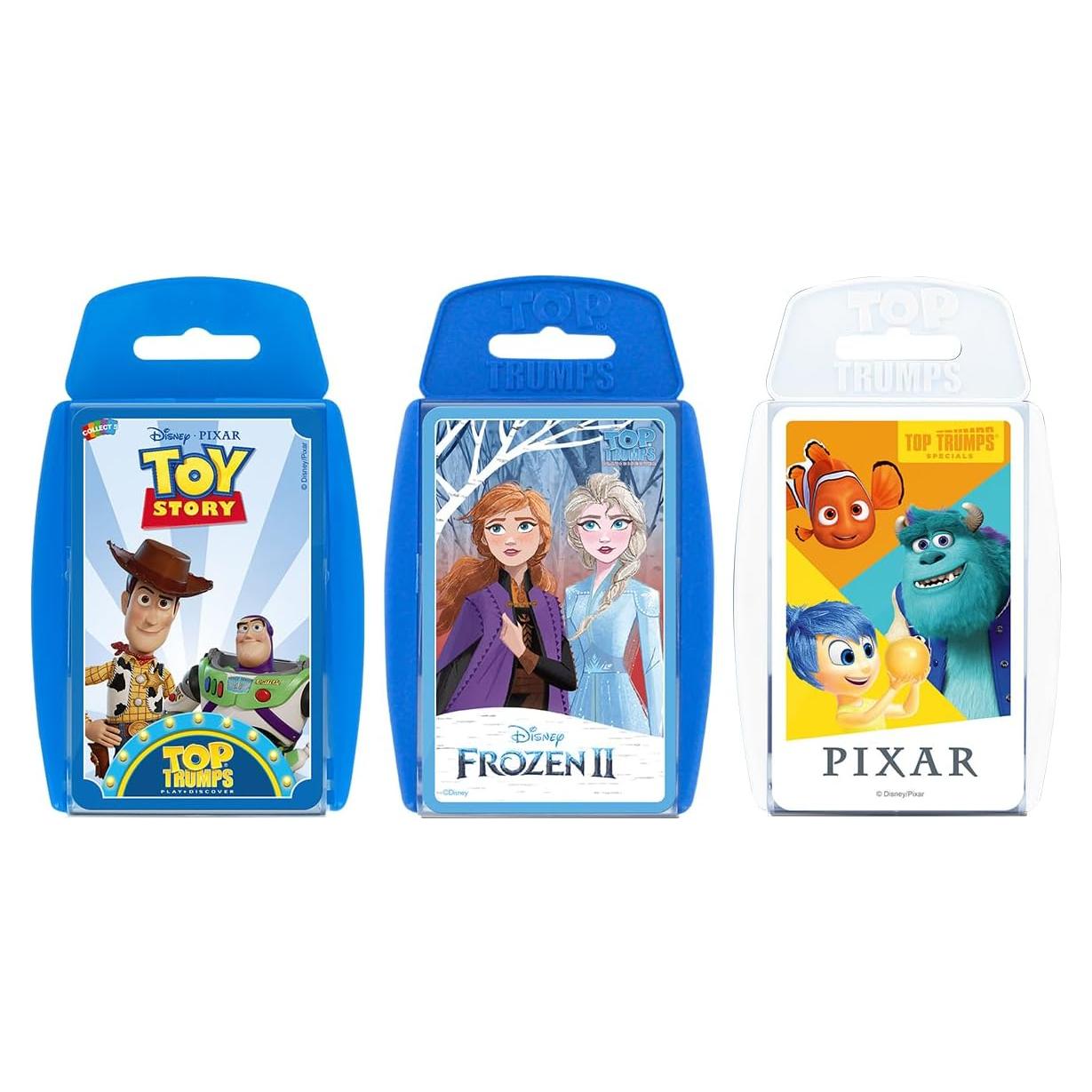 Juego de Cartas Top Trumps Disney Pixar y Frozen 2 - 30 Personajes