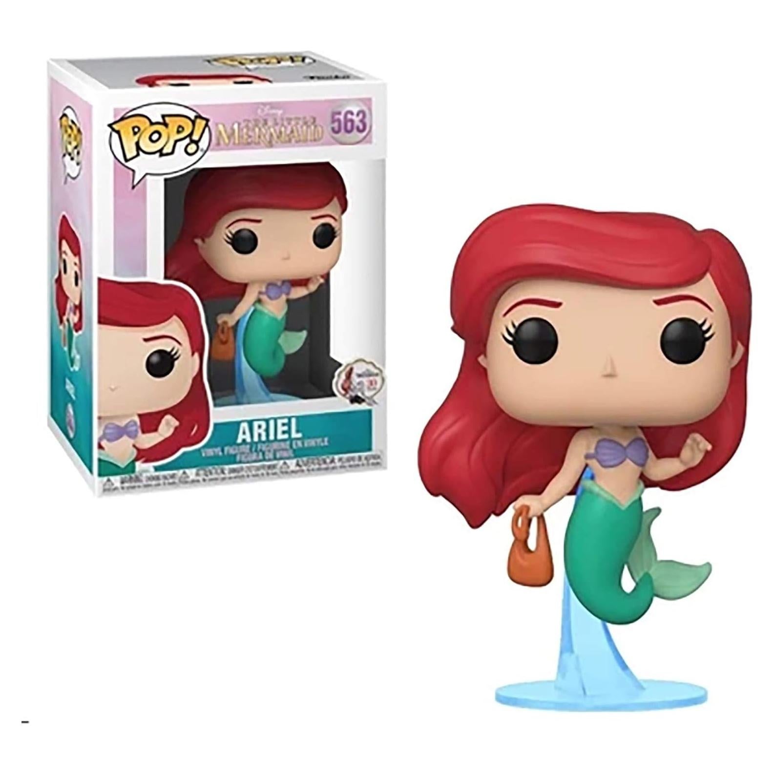 Funko Pop! Ariel con Bolsa - La Sirenita, 9.53 cm, Multicolor