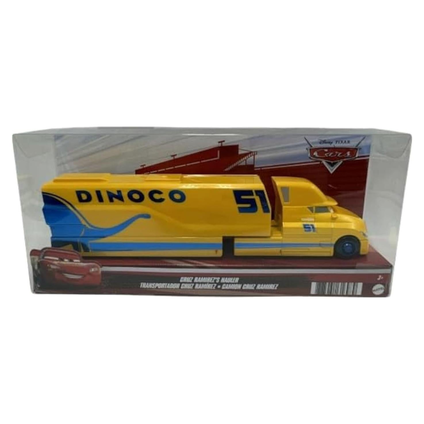 Transportador Semi Cruz Ramirez Dinoco #51 Mattel 0.54 kg