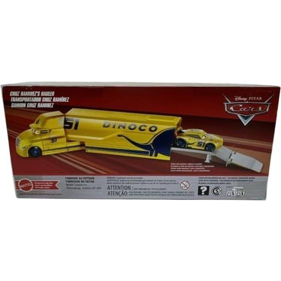 Transportador Semi Cruz Ramirez Dinoco #51 Mattel 0.54 kg