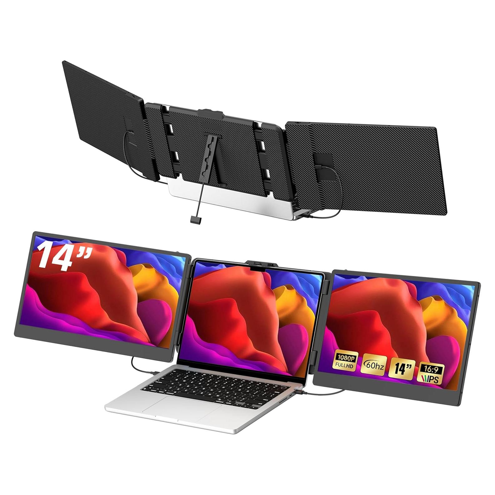 Extensor de Monitor TXV S2 14" FHD 1080P para Laptop