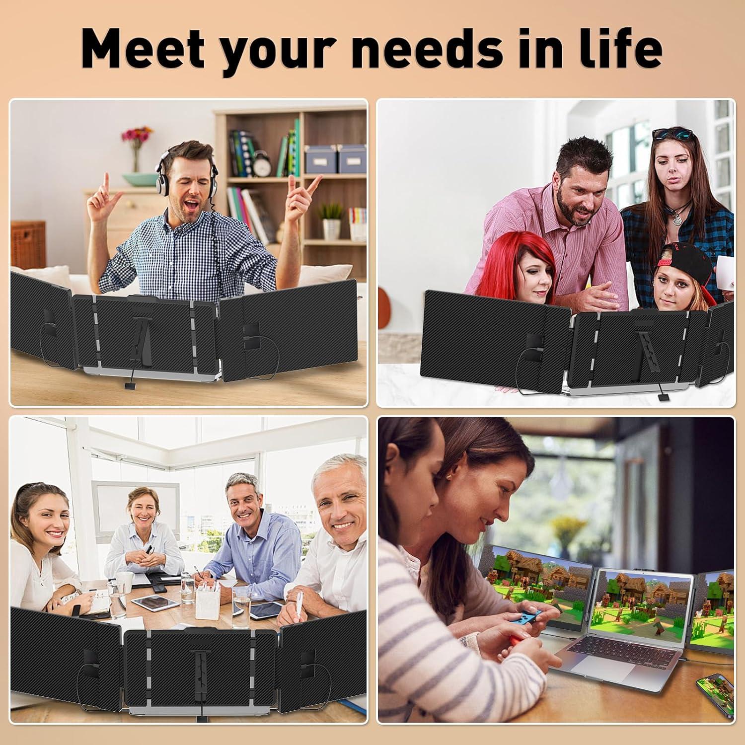 Extensor de Monitor TXV S2 14" FHD 1080P para Laptop