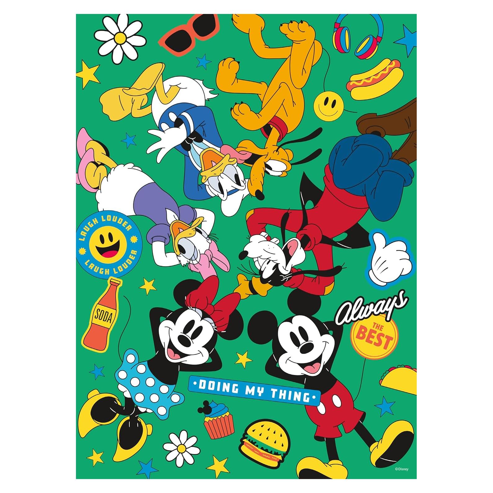 Rompecabezas Ceaco Mickey y Amigos 100 Piezas Brilla en la Oscuridad