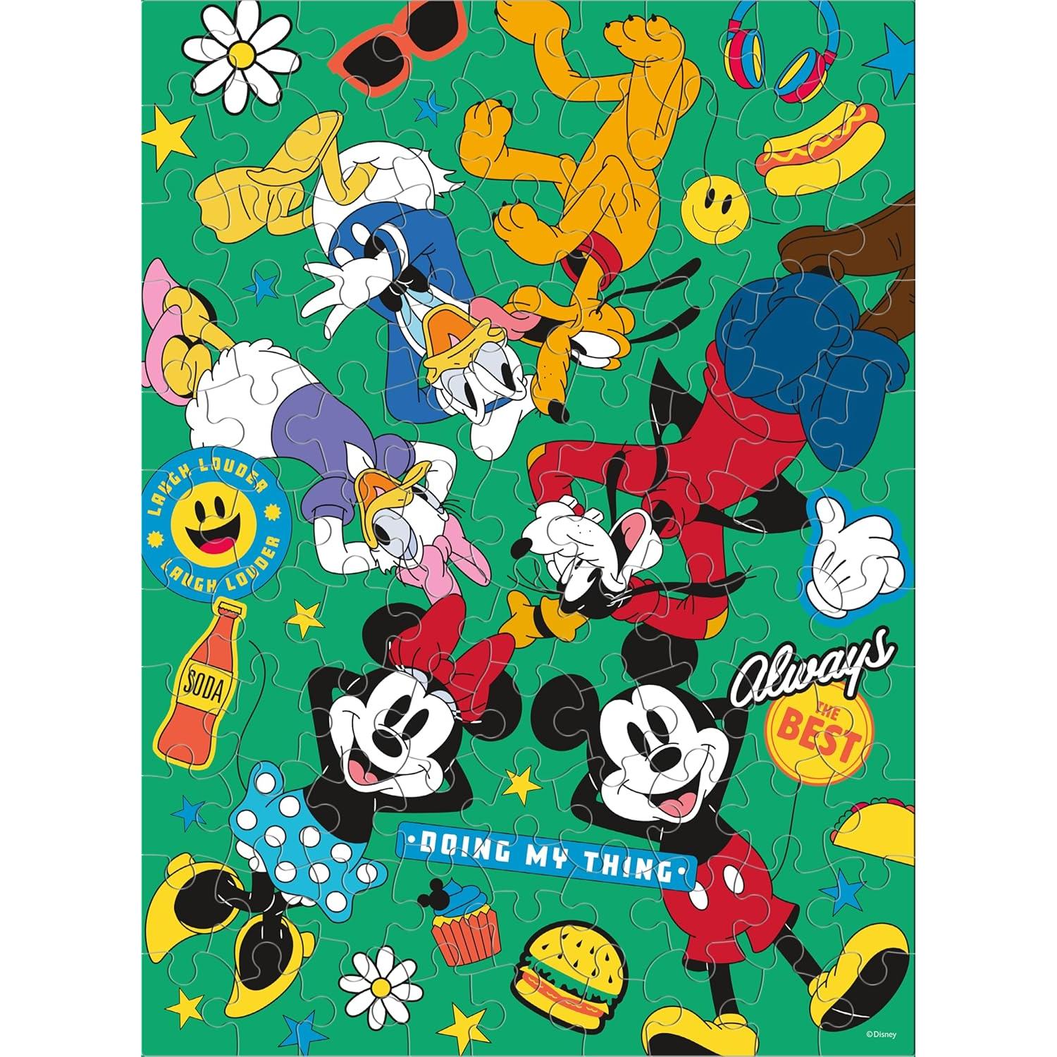 Rompecabezas Ceaco Mickey y Amigos 100 Piezas Brilla en la Oscuridad