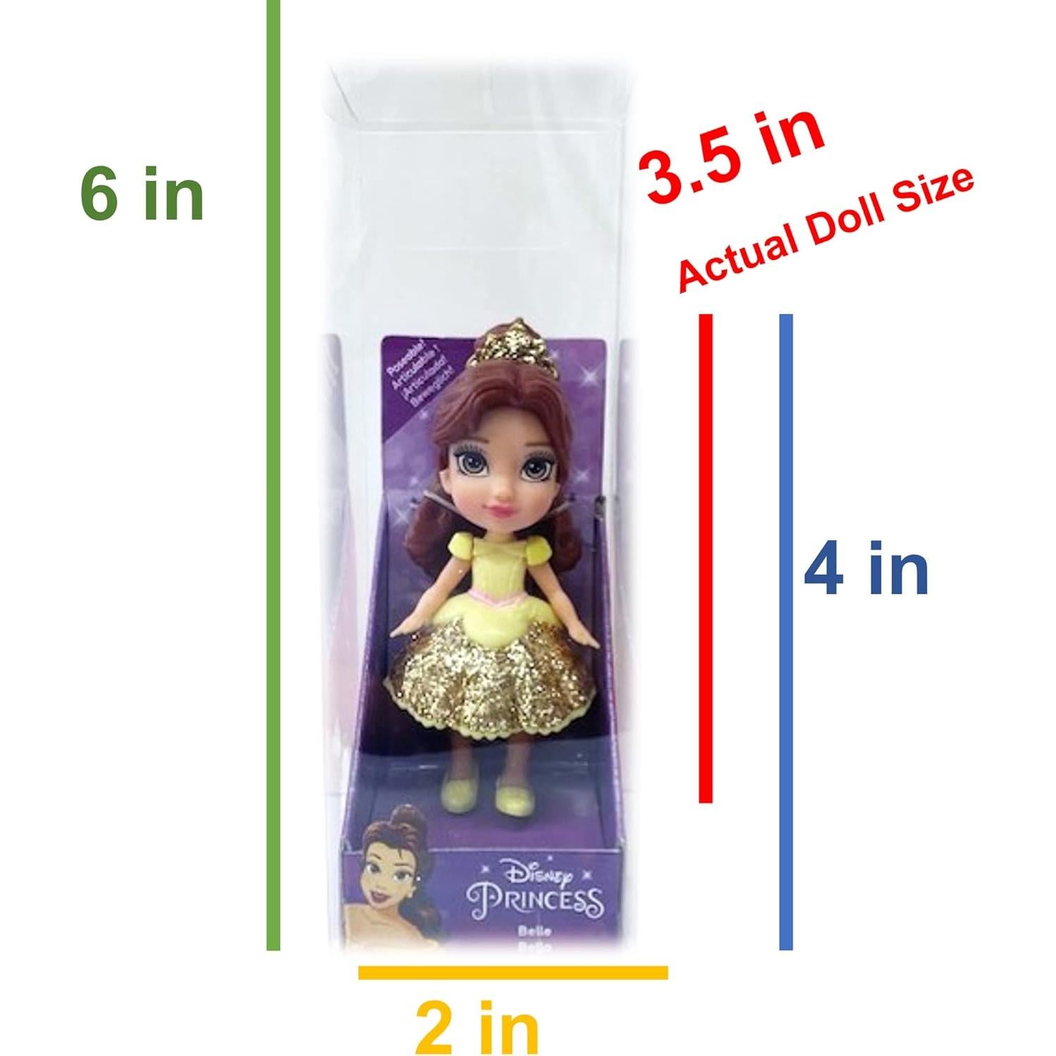 Mini Muñeca Poseable Princesa Disney 10 cm Jakks Pacific