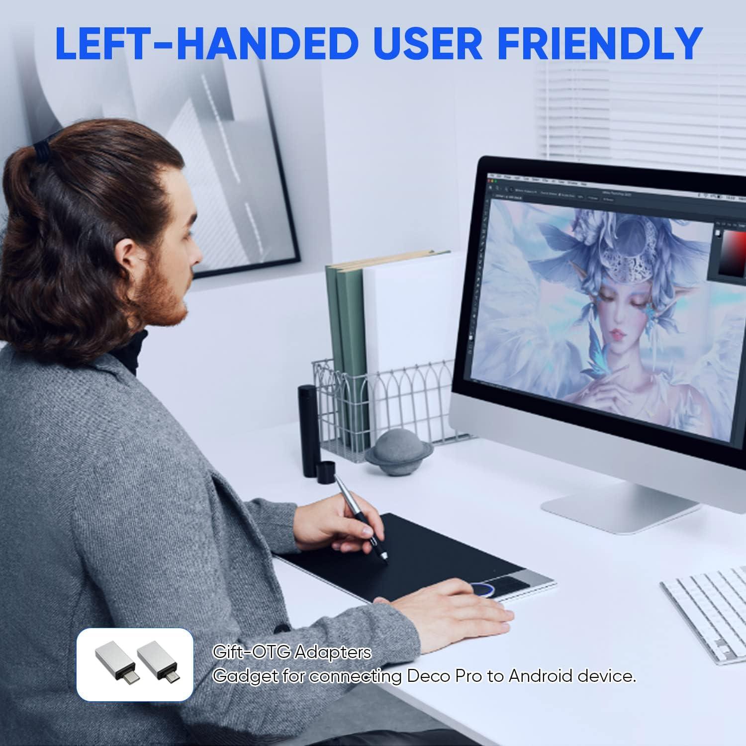 Tableta de Dibujo Inalámbrica XP-PEN Deco Pro MW 11" 8 Teclas