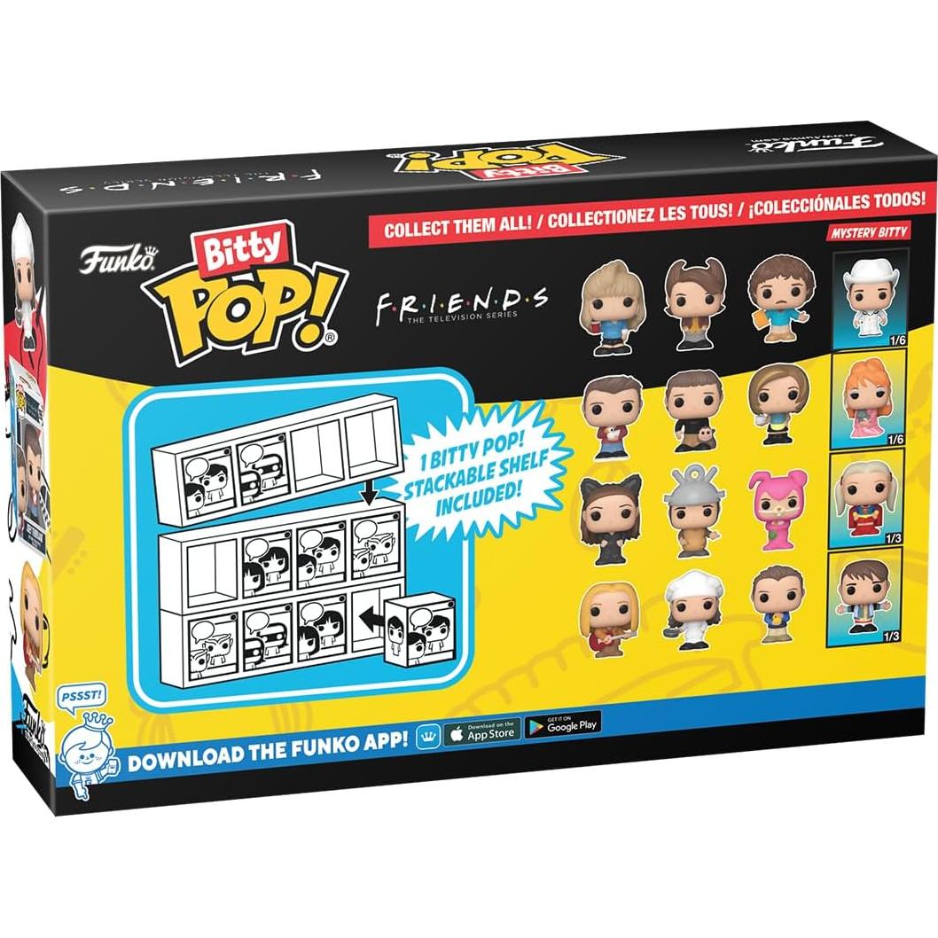 Funko Bitty POP! Friends - Phoebe y 3 figuras mini coleccionables