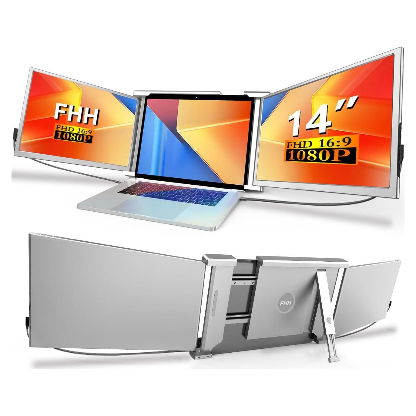 Extensor de Pantalla FHH S1 14" FHD 1080P Doble Portátil
