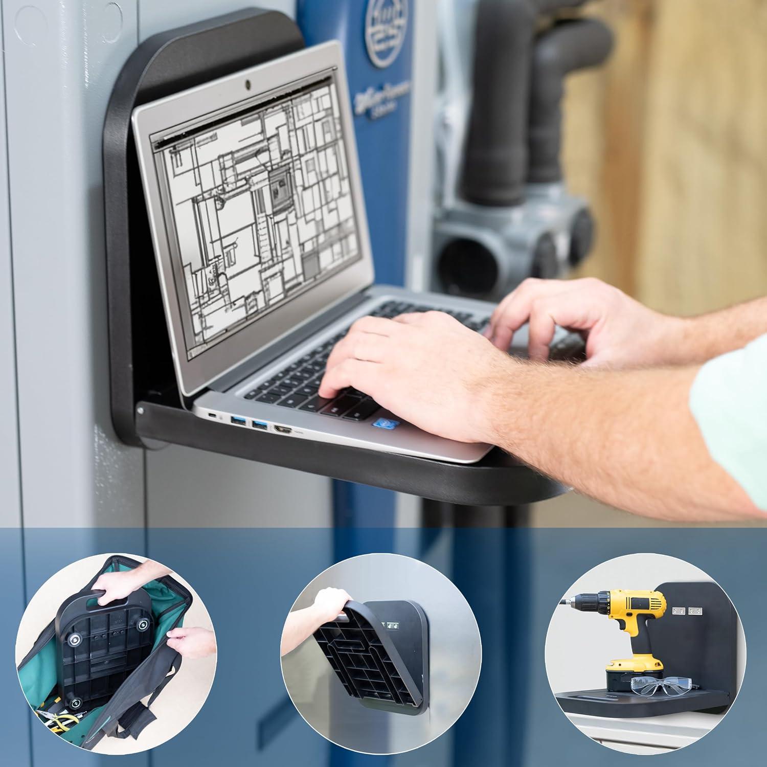 Estación de Trabajo Magnética VIVO DESK-MAG01 para Laptop