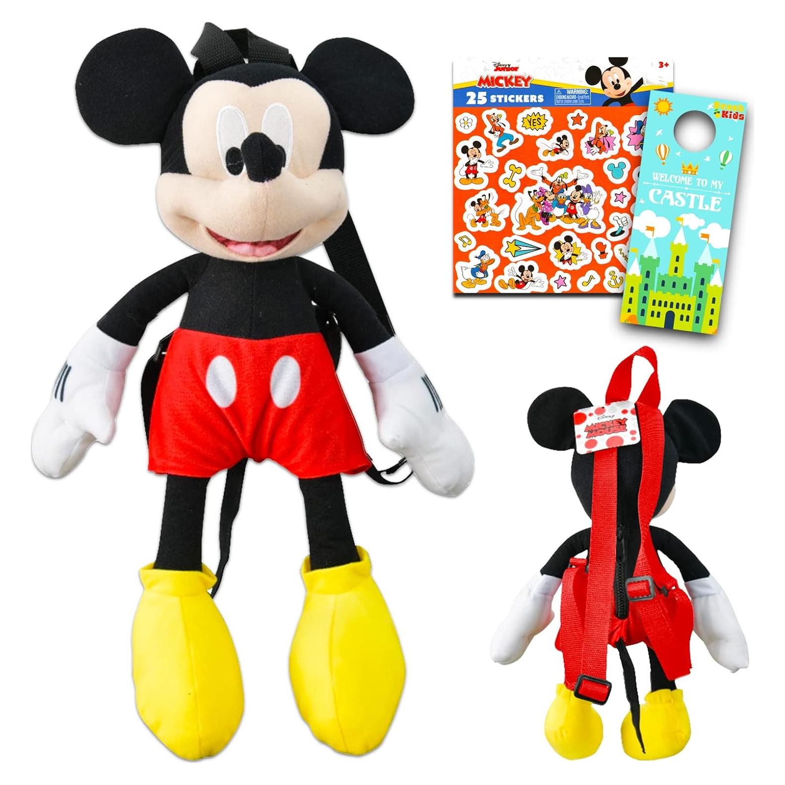Mochila de Peluche Mickey Mouse 28L para Niños 6+