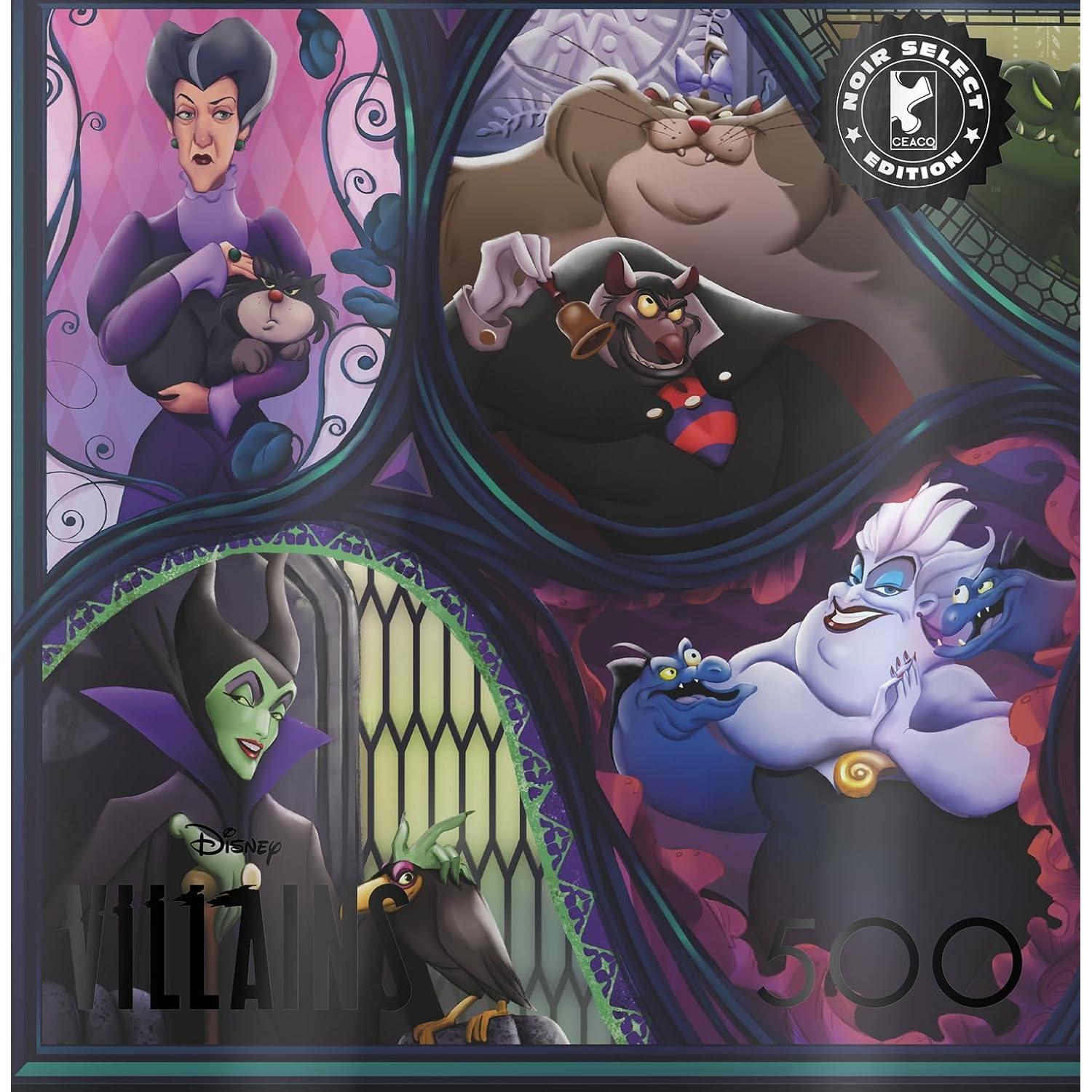 Rompecabezas 500 Piezas Buffalo Games Disney Villanos 54x38cm