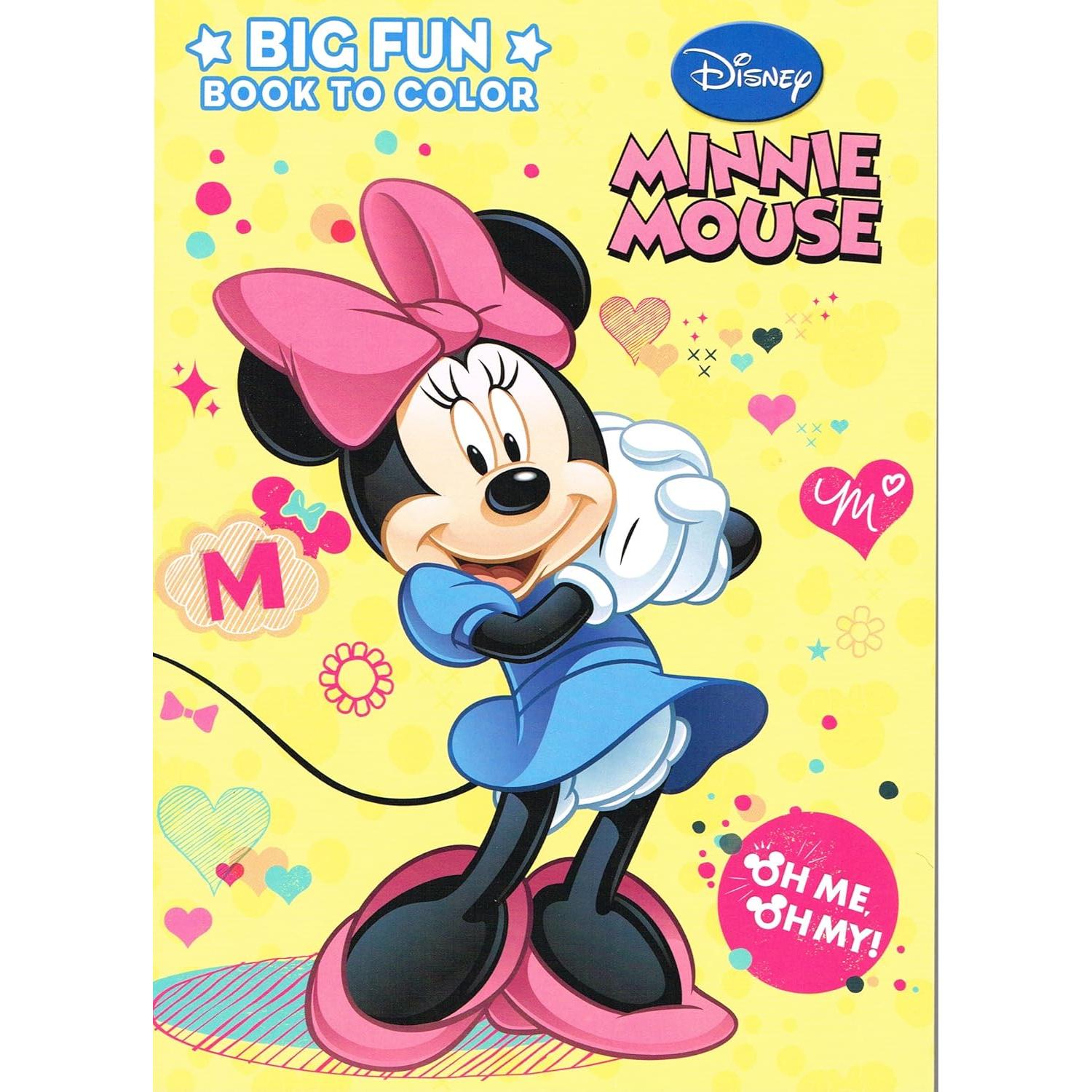Set de 2 Libros para Colorear Disney Minnie Mouse 19x27cm