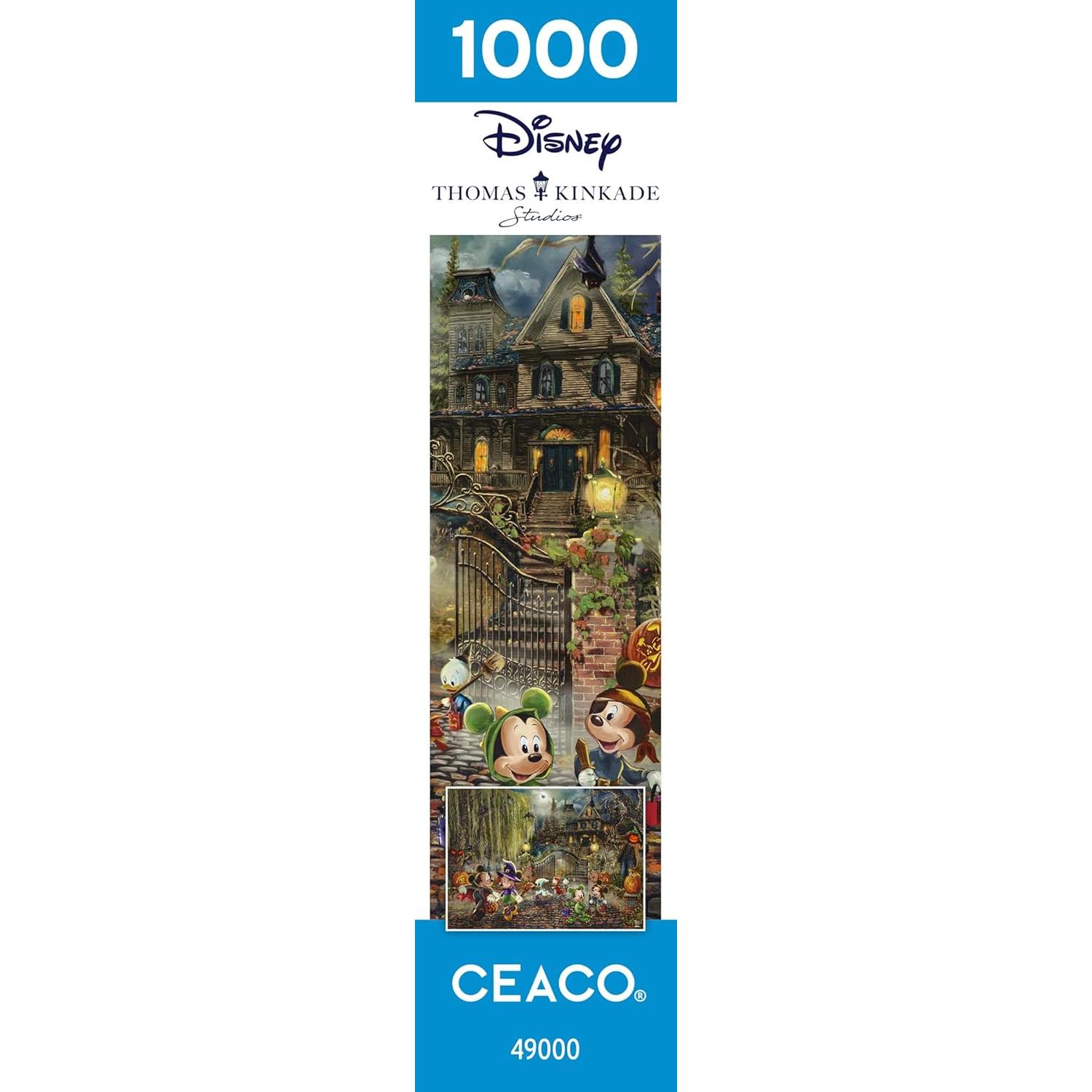 Rompecabezas 1000 Piezas Ceaco Thomas Kinkade Mickey Minnie Halloween