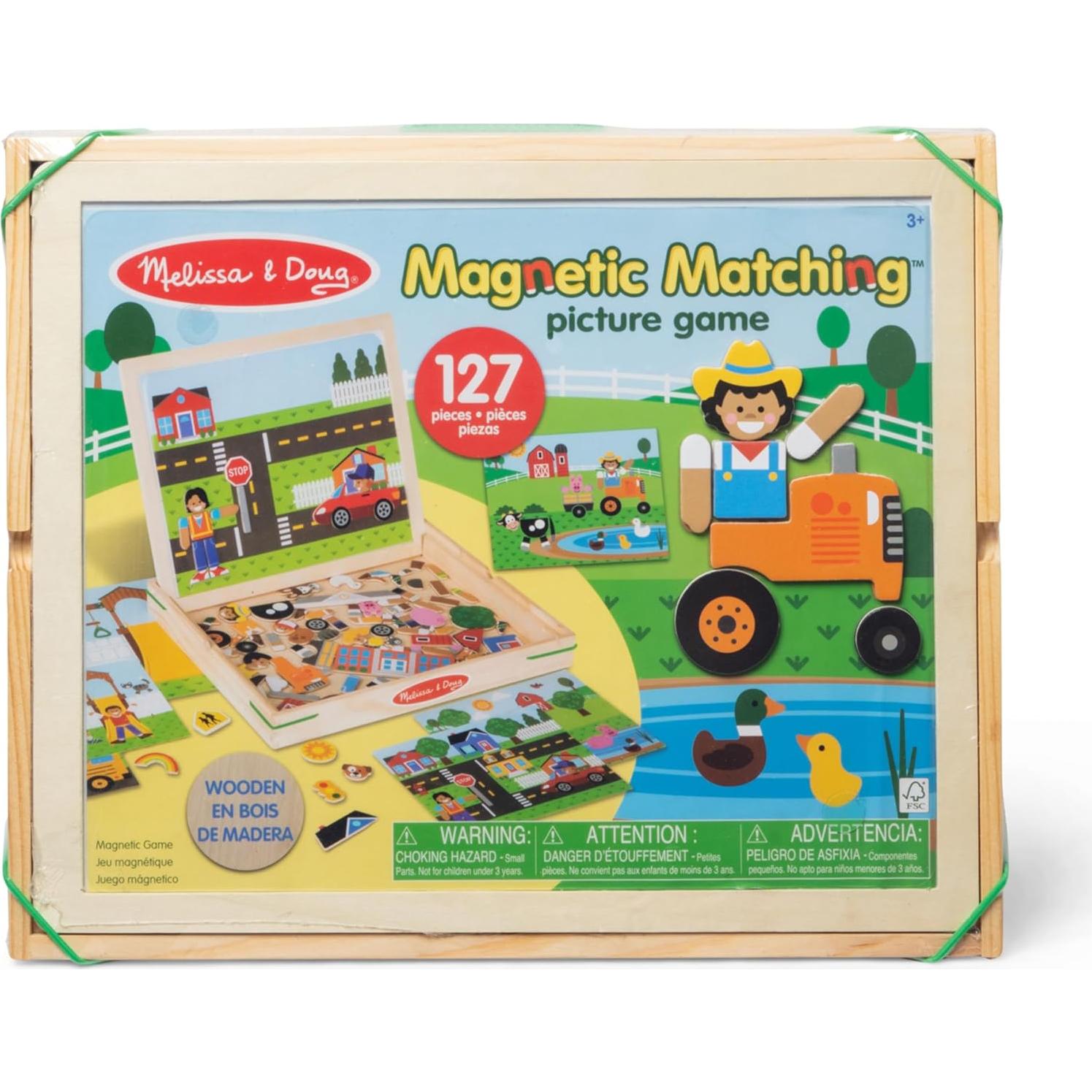 Juego de Imágenes Magnéticas de Madera Melissa & Doug 119 Imanes